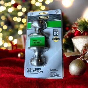 NEW Defiant Hall & Closet Non-Locking Interior Door Handle Easy To Install